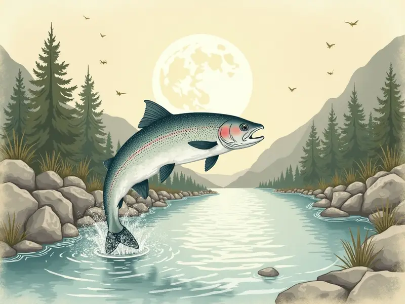 Ilustracja snu: trout
