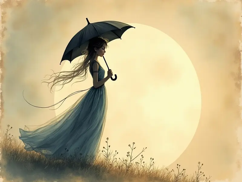 Ilustracja snu: umbrella