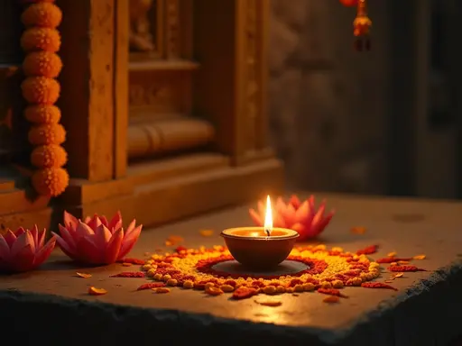 Hindu meaning of a diya (oil lamp) in a dream