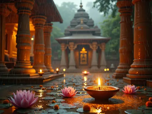 Hindu meaning of rain in a dream