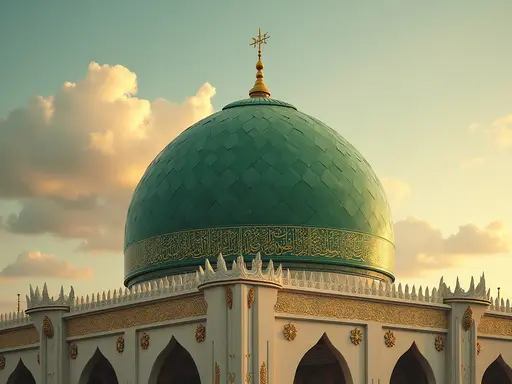 Islamic meaning of a green dome in a dream