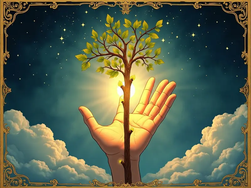 The Ace of Wands tarot card