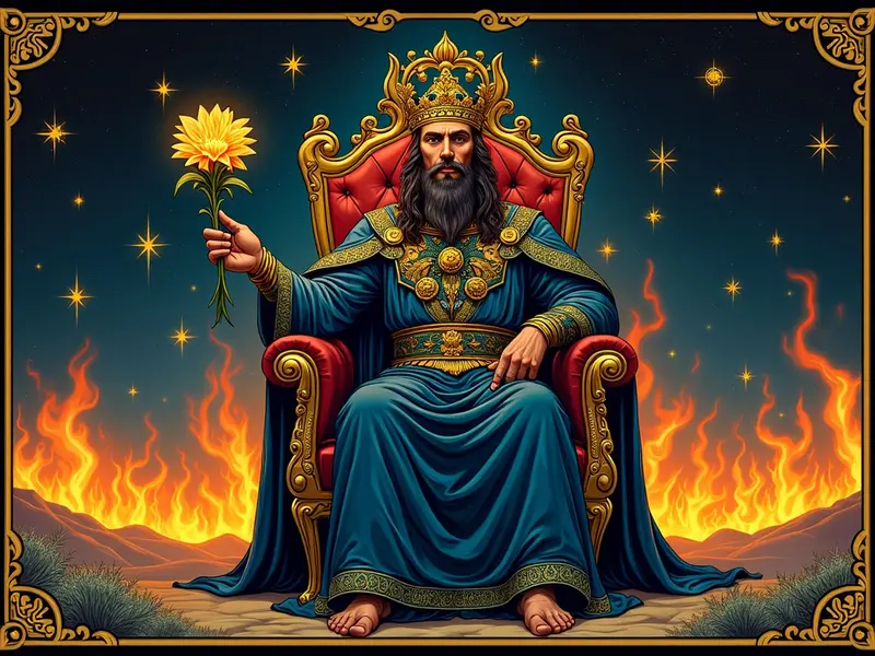 The King of Wands tarot card