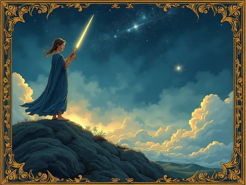 The Page of Swords tarot card