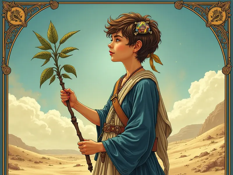 The Page of Wands tarot card