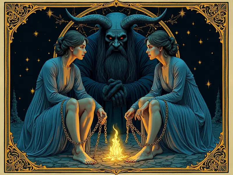 The The Devil tarot card