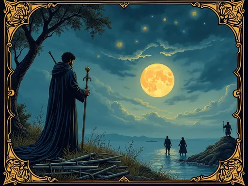 The Five of Swords tarot card
