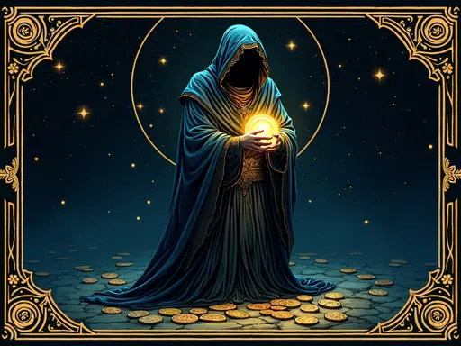 The Four of Pentacles tarot card