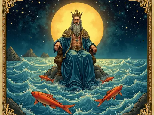 The King of Cups tarot card