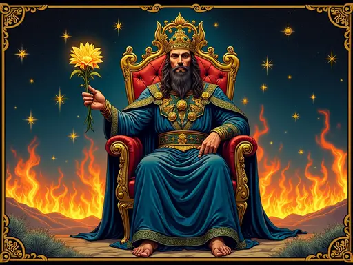 The King of Wands tarot card
