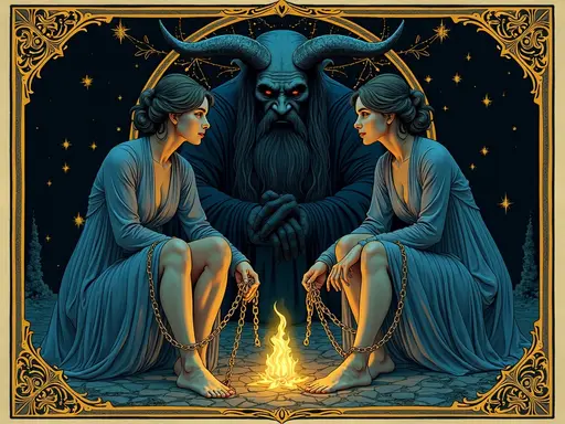 The The Devil tarot card
