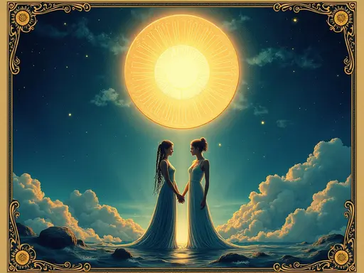 The The Lovers tarot card