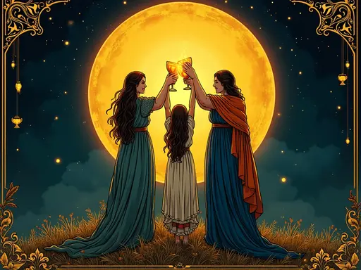 The Three of Cups tarot card
