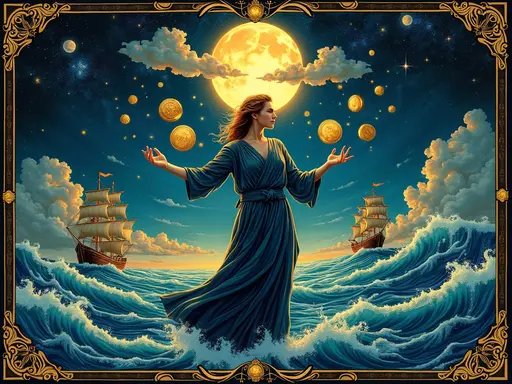 The Two of Pentacles tarot card