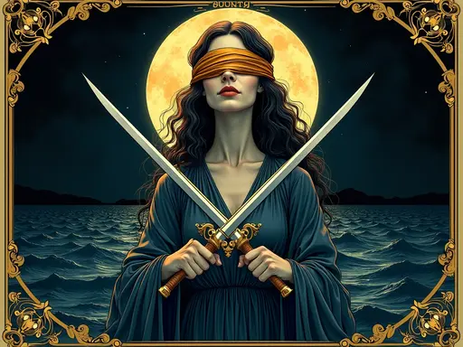 The Two of Swords tarot card