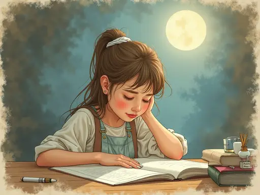 Ilustracja snu: exam